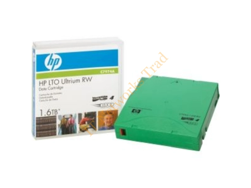 C7974AK HP 800GB/1.6TB Ultrium LTO-4 Storage Tape Media RW Data Cartridge (20-Pack) Tape Media Storage