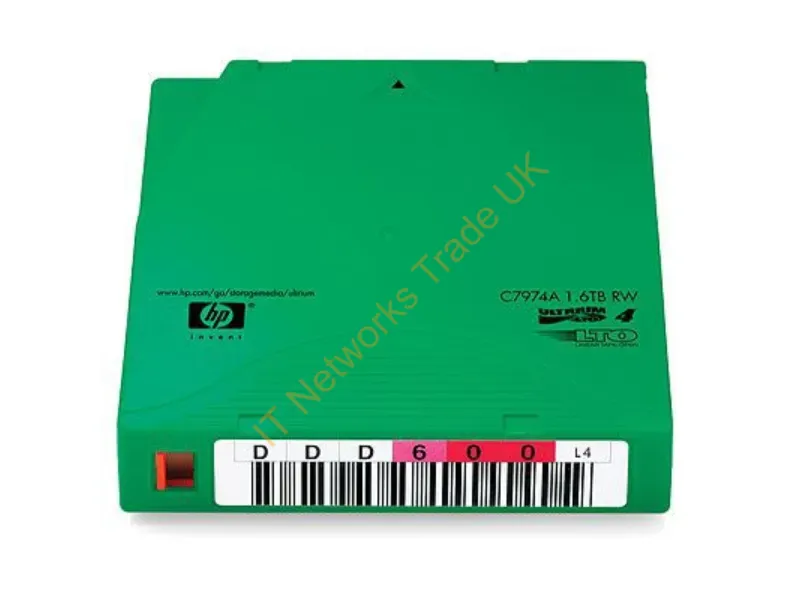 C7974AN HP 800GB/1.6TB Ultrium LTO-4 Storage Tape Media RW Data Cartridge (20-Pack) Tape Media Storage
