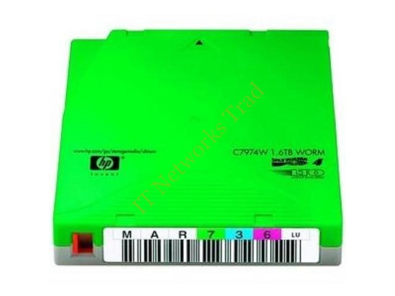 C7974WL HP 1.6TB LTO-4 Ultrium WORM Custom Label 20 Cartridge Pack Tape Drive Storage