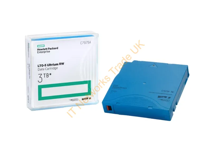 C7975A HP LTO-5 Ultrium 1.5TB/3TB RW Tape Data Cartridge Storage Media Tape Media Storage