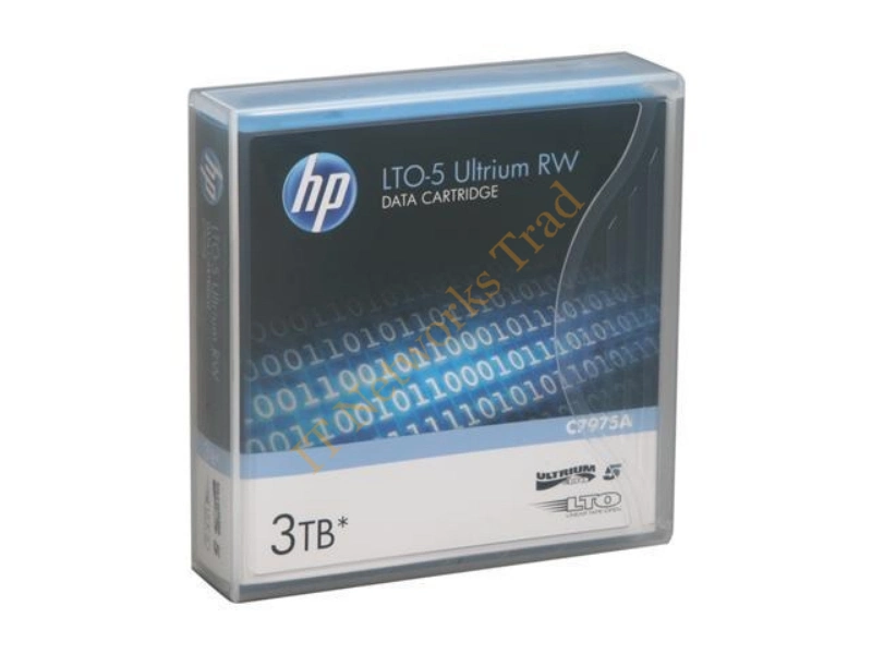 C7975AG HP 5 Pack Non Custom Label LTO Ultrium 5 1.5TB/3.0TB Data Cartridge Tape Media Storage