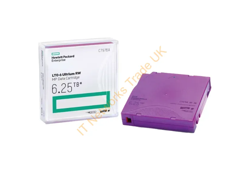 C7976AD - Hpe Lto-6 Ultrium 6.25Tb Rw 960 Data Cartridge Pallet With Cases
