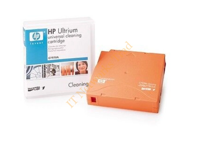 C7978-60000 HP LTO Ultrium Universal Cleaning Cartridge (Orange) Tape Media Cartridge