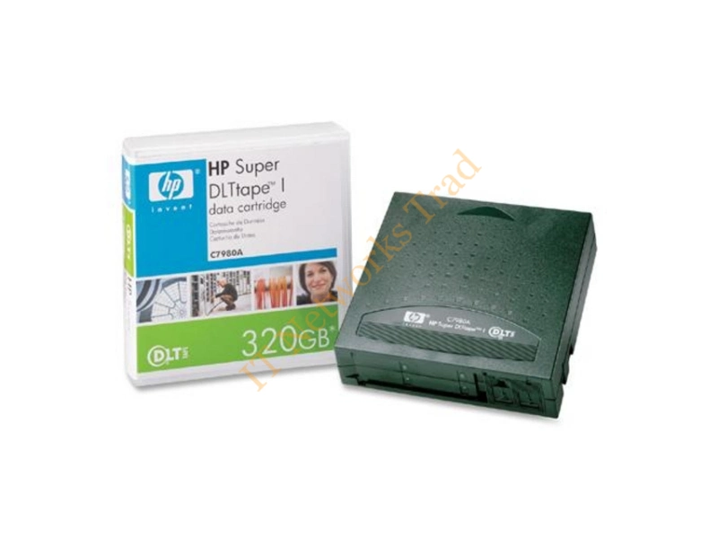 C7980A HP SDLT-320 Data Cartridge Super DLTtape I 220 GB Native / 320 GB Compressed Tape Media Storage