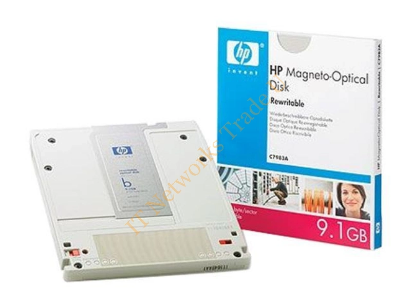 SKU: C7983A - HP - 9.1GB Rewritable 5.25-inch - Magneto Optical Media