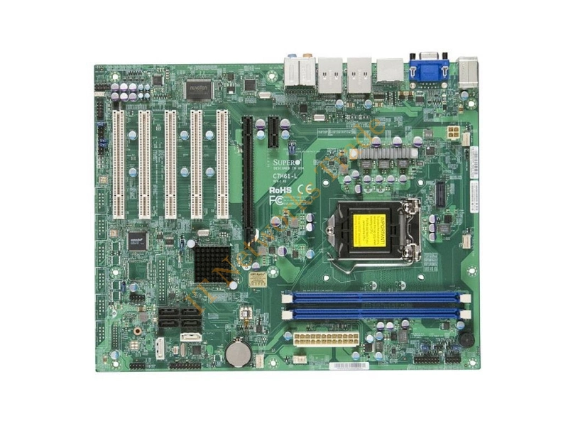 C7H61-L-B Supermicro LGA1155/ Intel H61/ DDR3/ SATA3/ A/2GbE/ ATX Motherboard Desktop Motherboard
