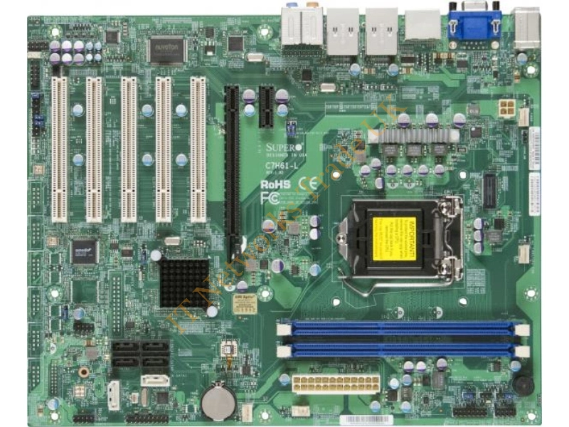 C7H61-L-O Supermicro Intel H61 Express DDR3 2-Slot System Board Socket LGA1155 Server Motherboard