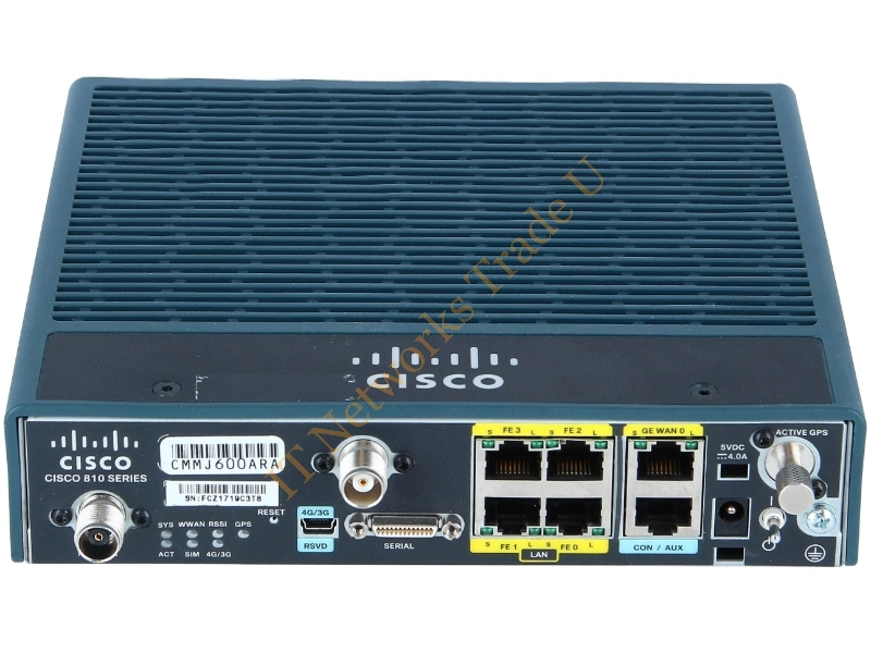 C819G-LTE-MNA-K9 Cisco C819 M2M 4G Lte Aws/1900/1500/700 Hspa+ Router