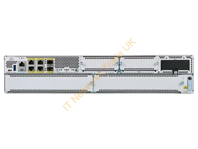 C8300-2N2S-4T2X - Cisco C8300-2N2S-4T2X-Rf Wired Router 10 Gigabit Ethernet, Fast Ethernet, Gigabit Ethernet Gray