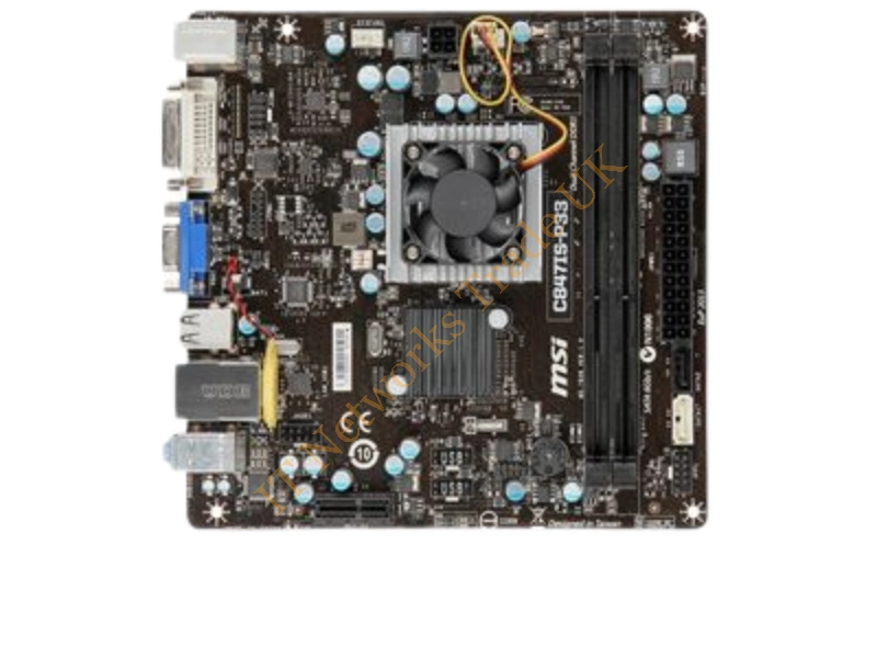 C847IS-P33 MSI Intel NM70 Celeron 847/1.1GHz/Dual-Core Processors Support Socket LGA1023 mini-ITX- Motherboard