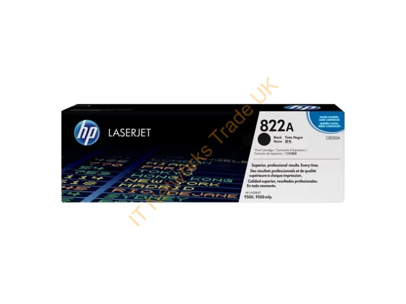 C8550A HP Toner Cartridge (Black)  Color LaserJet 9500 Series Printer
