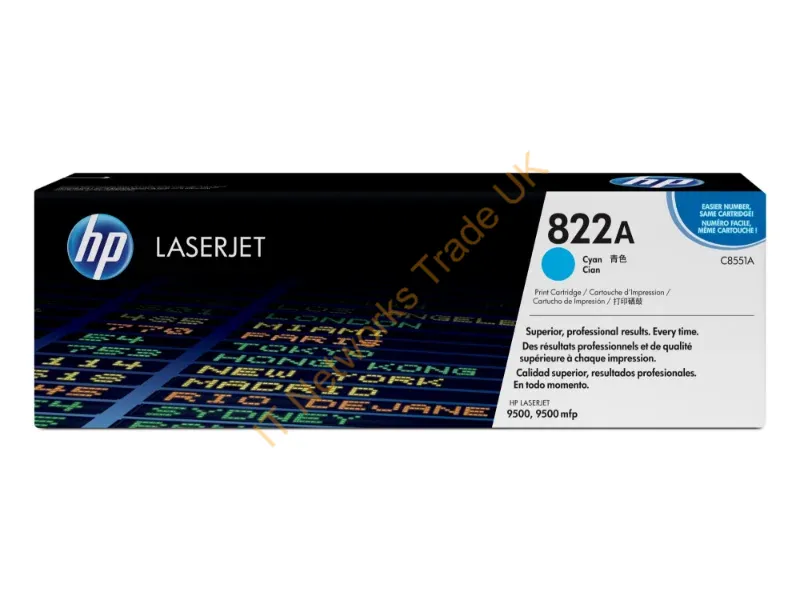 C8551A HP Toner Cartridge (Cyan)  Color LaserJet 9500 Series Printer