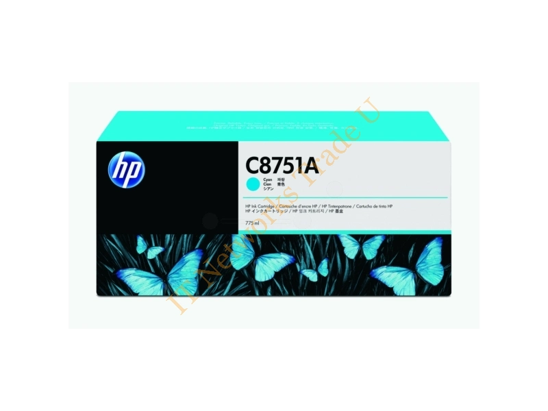 C8751A - HP C8751A Printhead cyan, 51K pages, 775ml Printer