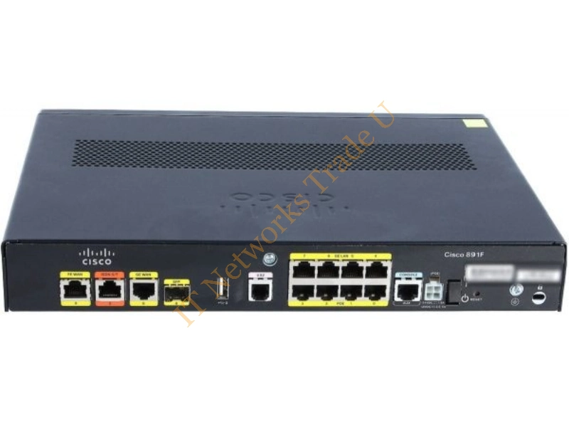 Cisco 891F Router ISDN/Mdm 8-port switch GigE