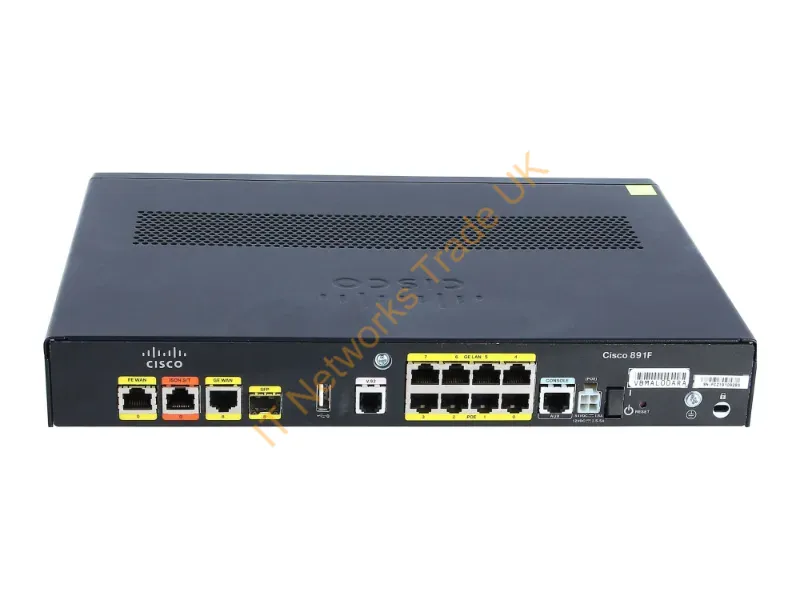 C891F-K9 Cisco 891F 8-Port 10/100/1000Base-T / TX AC Integrated Service Router