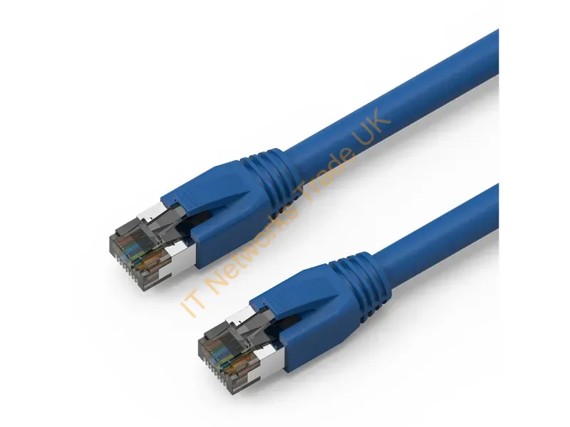 C8SBSFTP-B50-AX - Axiom C8Sbsftp-B50-Ax Networking Cable Blue 598.4" (15.2 M) Cat8 Sf/Utp (S-Ftp)