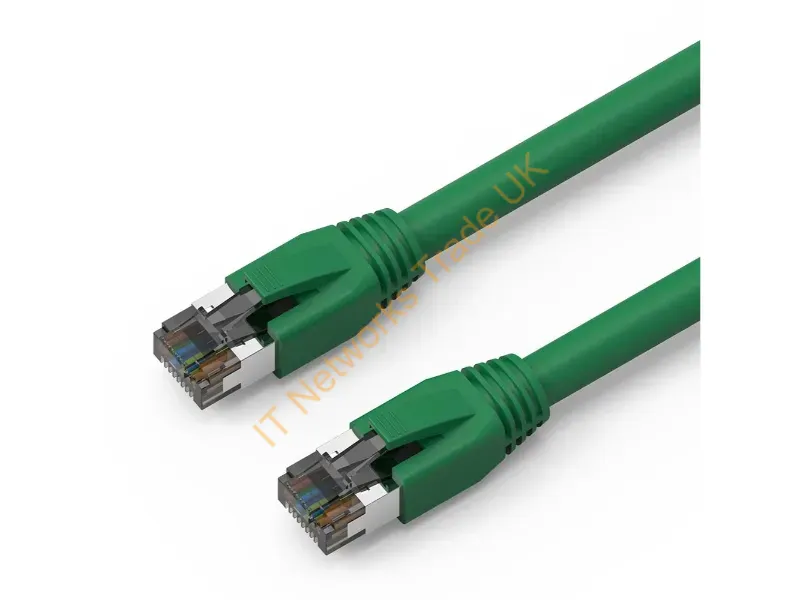 C8SBSFTP-N35-AX - Axiom C8Sbsftp-N35-Ax Networking Cable Green 417.3" (10.6 M) Cat8 Sf/Utp (S-Ftp)