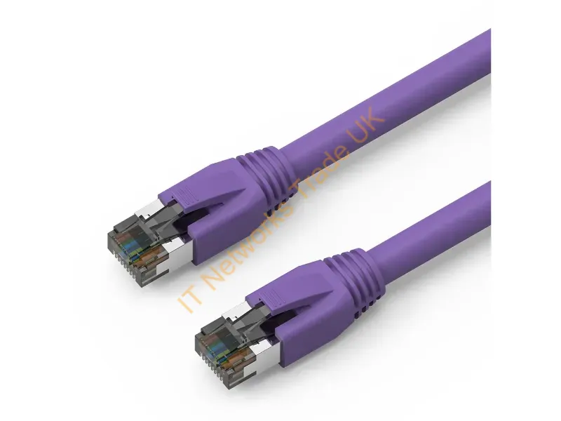 C8SBSFTP-P50-AX - Axiom C8Sbsftp-P50-Ax Networking Cable Purple 598.4" (15.2 M) Cat8 Sf/Utp (S-Ftp)