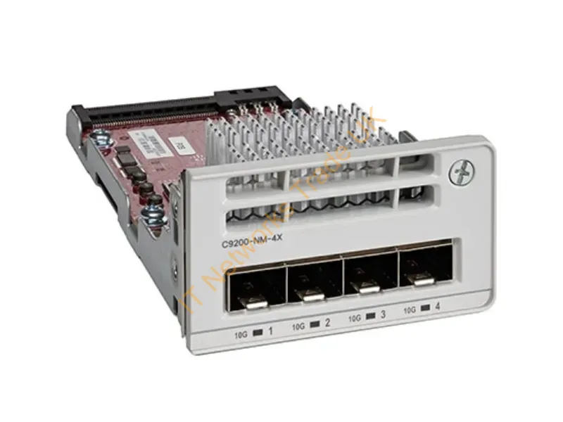 C9200-NM-4X= - Cisco C9200-Nm-4X= Network Switch Module 10 Gigabit Ethernet, Gigabit Ethernet
