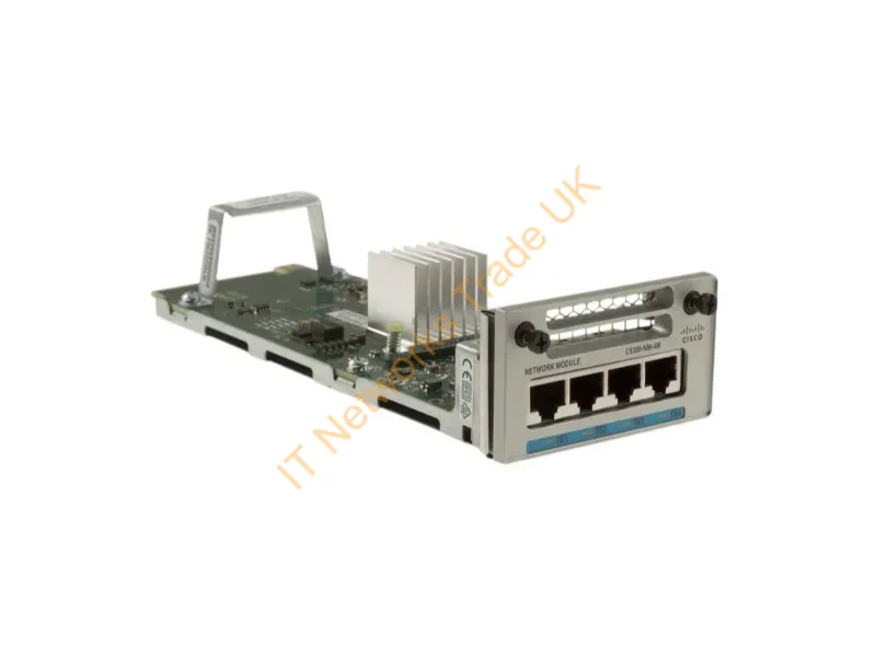 C9300-NM-4M= - Cisco C9300-NM-4M= network switch module 10 Gigabit Ethernet, Gigabit Ethernet