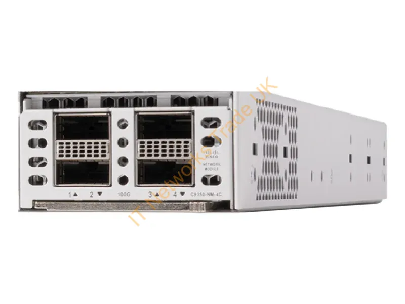 C9350-NM-4C= - Cisco C9350-NM-4C= network switch module Gigabit Ethernet, 40 Gigabit Ethernet, 100 Gigabit Ethernet