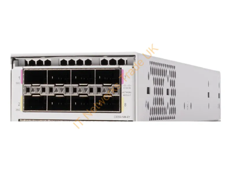 C9350-NM-8Y= - Cisco C9350-NM-8Y= network switch module 10 Gigabit Ethernet, Gigabit Ethernet, 25 Gigabit Ethernet