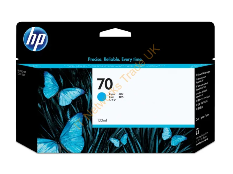 HP C9452A (70) Ink cartridge cyan, 130ml Printer