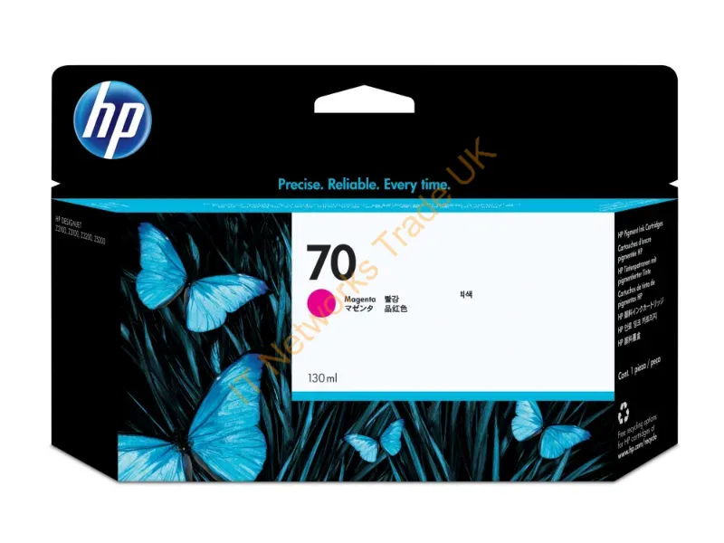 HP C9453A (70) Ink cartridge magenta, 130ml Printer