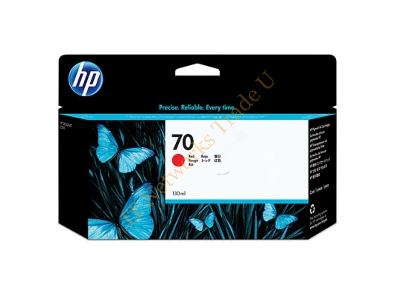 HP C9456A (70) Ink cartridge red, 130ml Printer