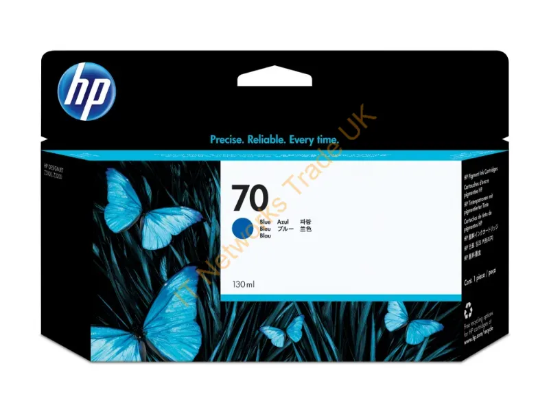 HP C9458A (70) Ink cartridge blue, 130ml Printer