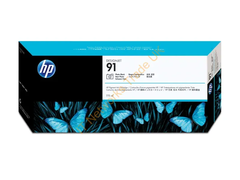 C9465A - HP C9465A (91) Ink cartridge black, 775ml Printer