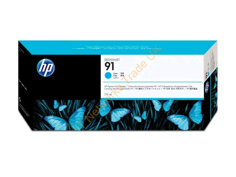 C9467A - HP C9467A (91) Ink cartridge cyan, 775ml Printer