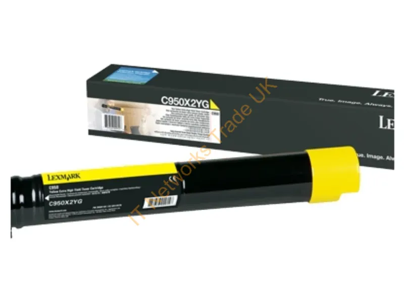 C950X2YG - Lexmark C950X2YG Toner yellow, 22K pages @ 5% coverage Accessory