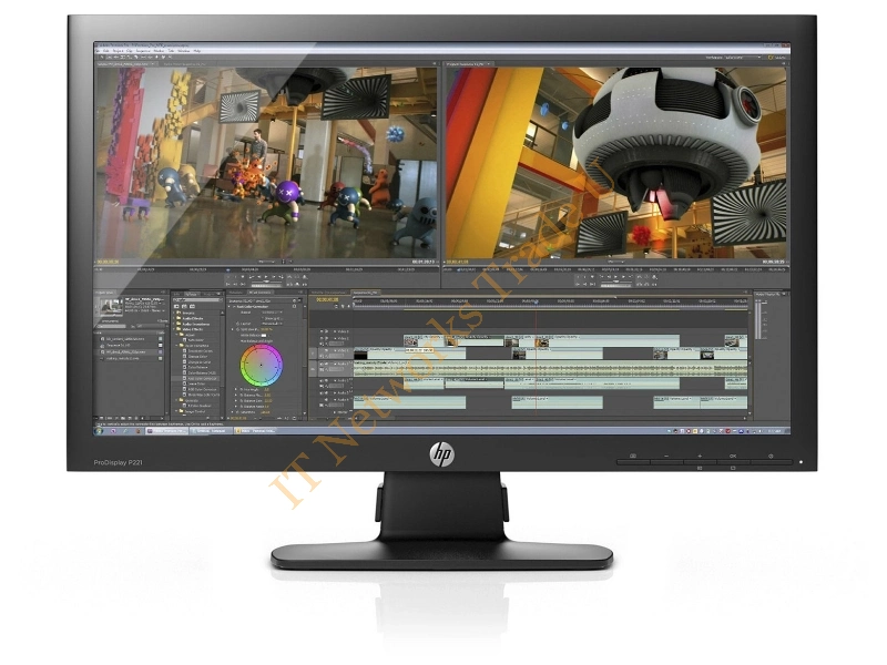 C9E49AT - HP ProDisplay P221 21.5" Full HD Matt Black computer monitor