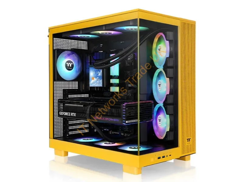 CA-11E-00M4WN-00 - Thermaltake View 380 Xl Tg Argb Midi Tower Yellow