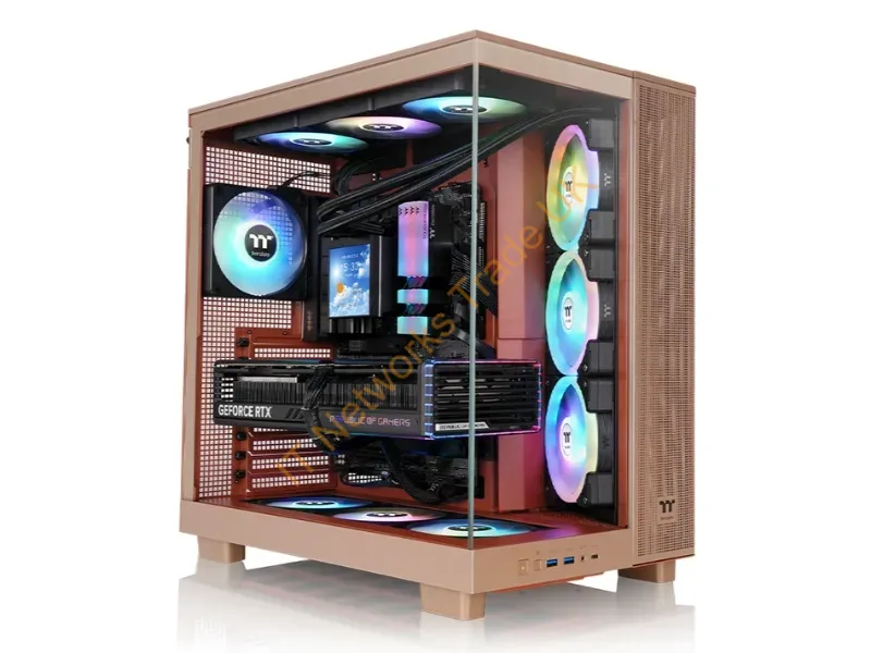 CA-11E-00MGWN-00 - Thermaltake View 380 Xl Tg Argb Midi Tower Sand