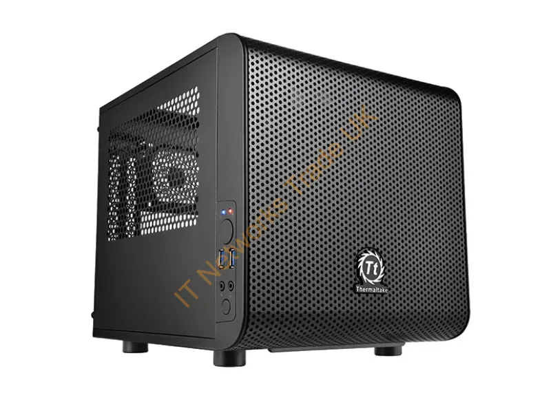 CA-1B8-00S1WN-00 Thermaltake Core V1 CA-1B8-00S1WN-00 No Power Supply Mini-ITX Cube Case (Black) Desktop Barebone