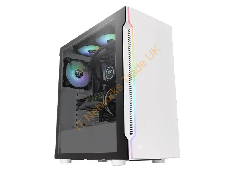 CA-1M3-00M6WN-03 - Thermaltake H200 Tg Snow Rgb Midi Tower White