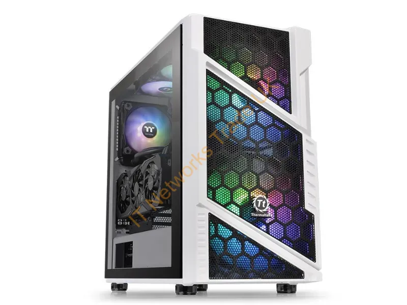 CA-1N2-00M6WN-00 - Thermaltake Commander C31 Tg Snow Argb Edition Midi Tower Black, White