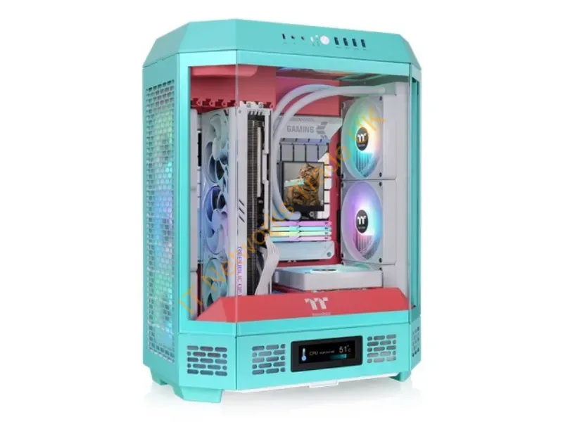 CA-1Z1-00MLWN-00 - Thermaltake The Tower 600 Midi Tower Mint Color