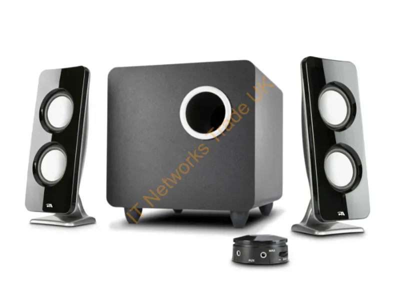 CA-3610 - Cyber Acoustics Ca-3610 Speaker Set 30 W Universal Black 2.1 Channels 2-Way 10 W