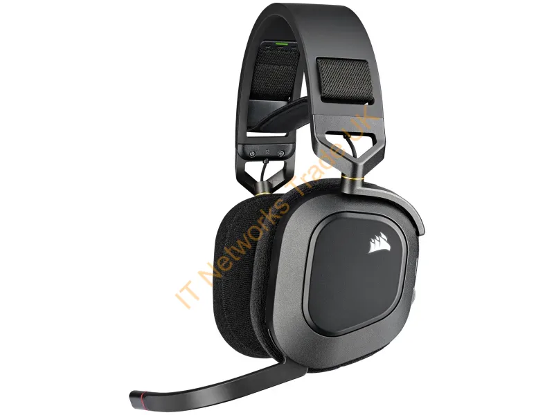 CA-9011235-NA - Corsair Hs80 Rgb Wireless Headset Wired & Wireless Head-Band Gaming Carbon