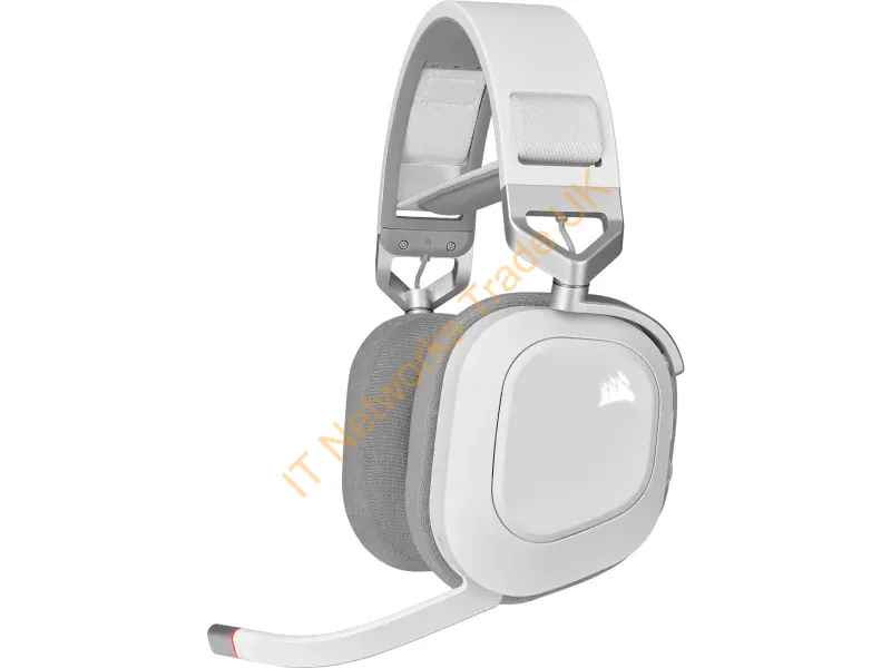 CA-9011236-EU - Corsair HS80 RGB Headset Wireless Head-band Gaming White