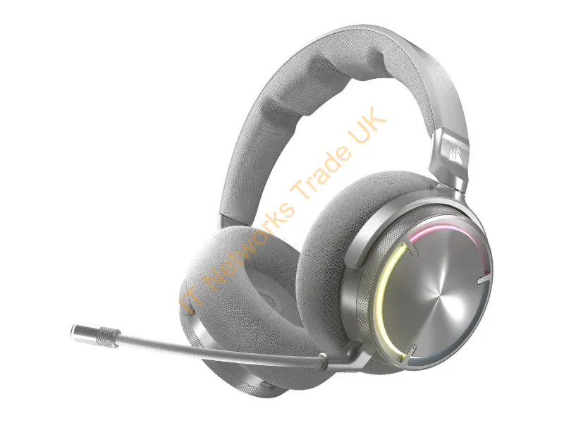 CA-9011373-WW - Corsair Virtuoso Max Wireless, Silver Headset Handheld Gaming Bluetooth Carbon