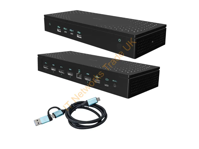 CA5MONITORDOCKPD - i-tec Universal 5x 4K/60Hz Display Docking Station + Power Delivery 100W