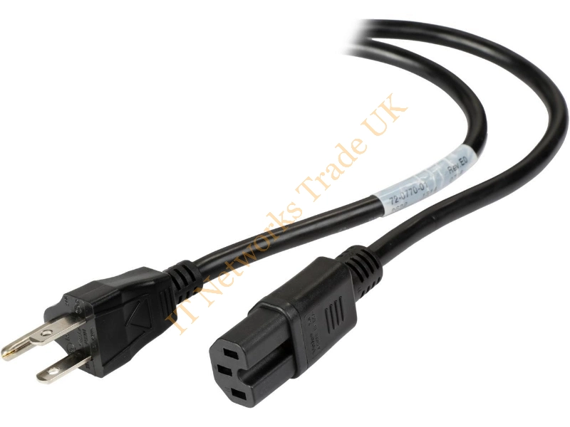 CAB-9K12A-NA Cisco 125V AC 15A NEMA 5-15 Plug Power Cord Power Cable