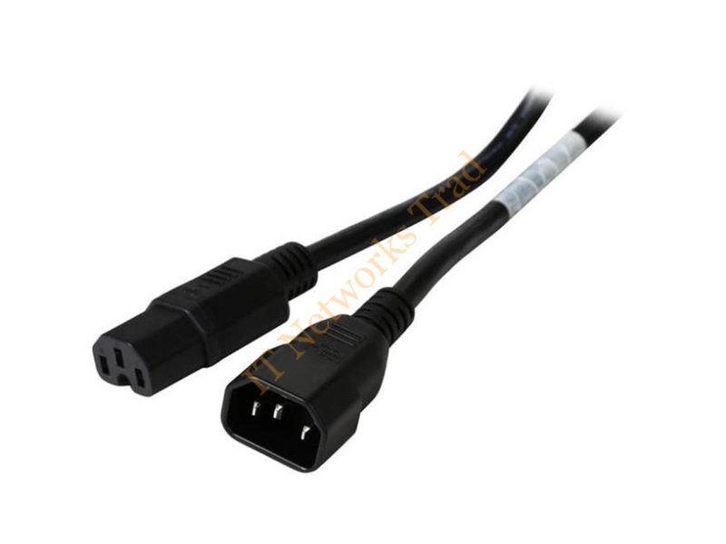 CAB-C15-CBN Cisco Power Cable, 2.3 ft Network Ethernet Cable