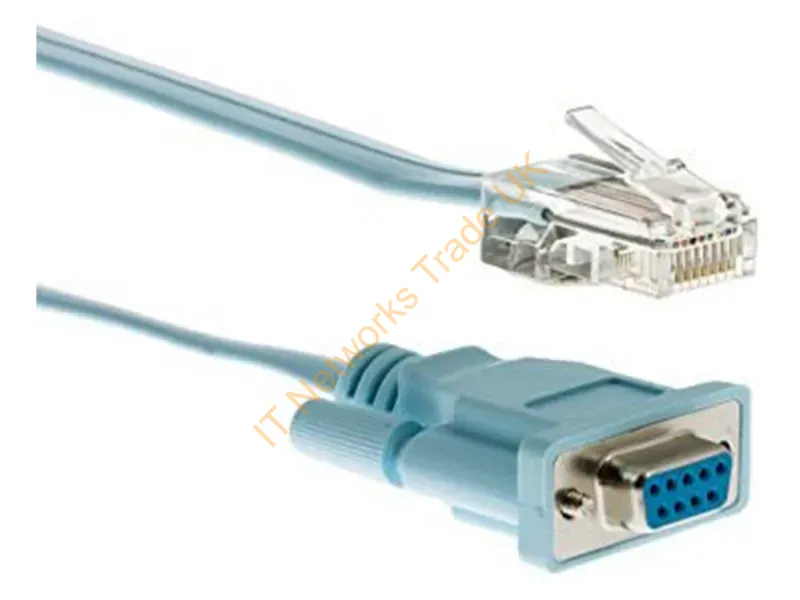 CAB-CONSOLE-RJ45= - Cisco Rj45-Db9 Serial Cable Gray 70.9" (1.8 M) Rj-45