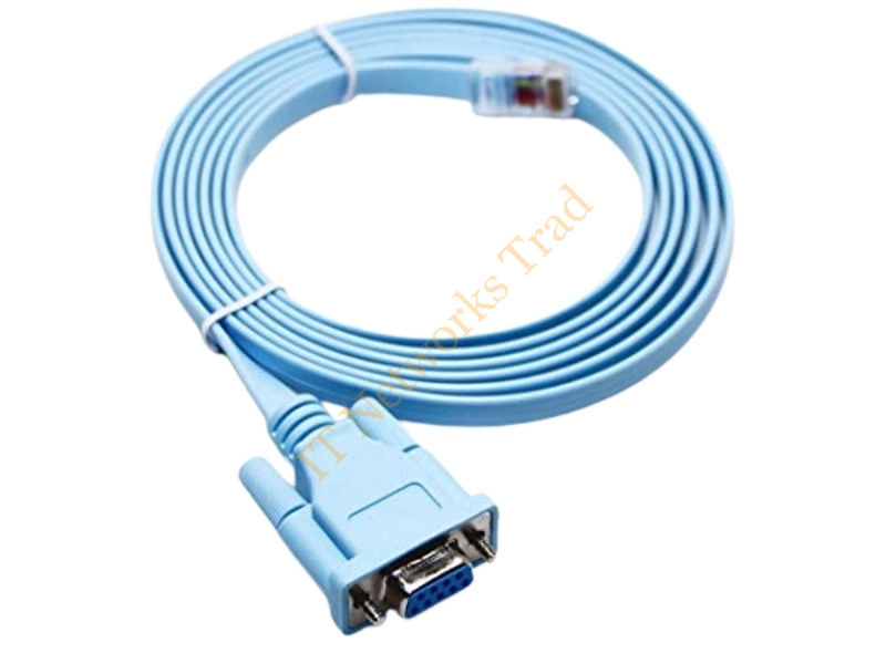 CAB-CONSOLE-RJ45 Cisco 6ft DB9 to RJ45 Console Cable Network Ethernet Cable