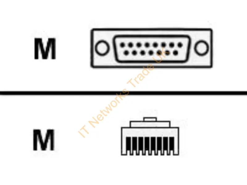 CAB-E1-PRI= - Cisco ISDN Pri Cable 10 Feet serial cable Grey 3 m
